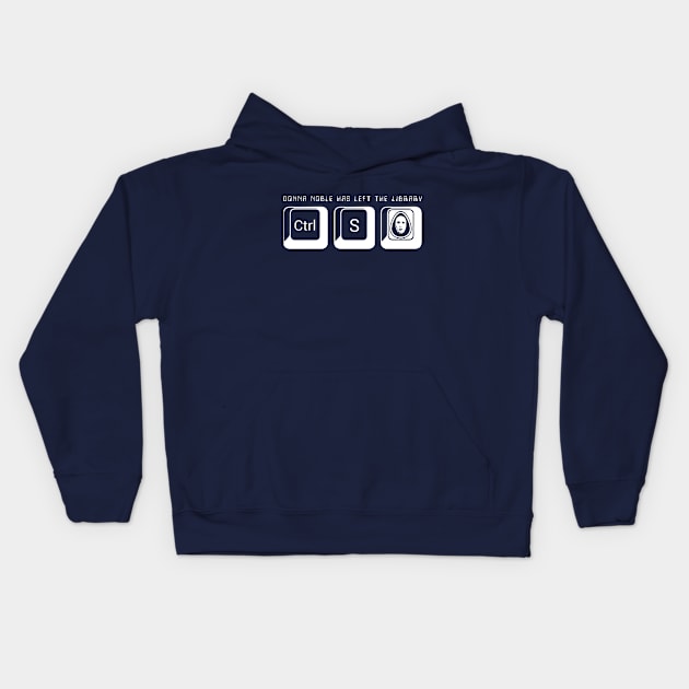 Save Donna Kids Hoodie by The Digital Monk